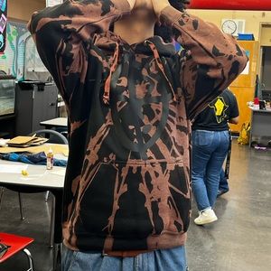 Handmade Bleach Hoodie
